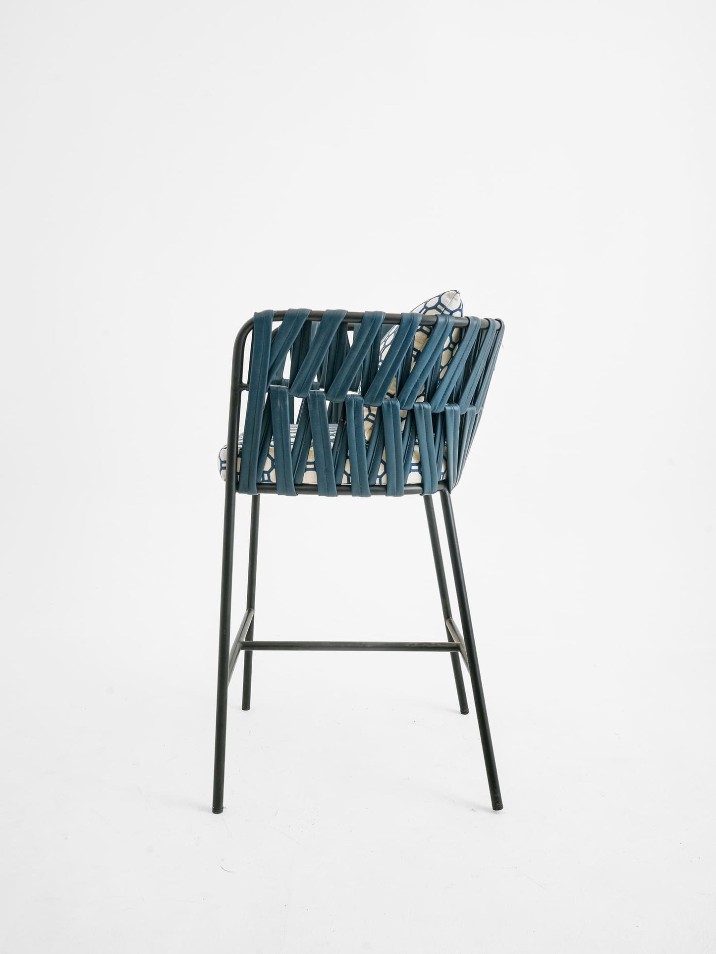 Azure Harmony Bar Chair