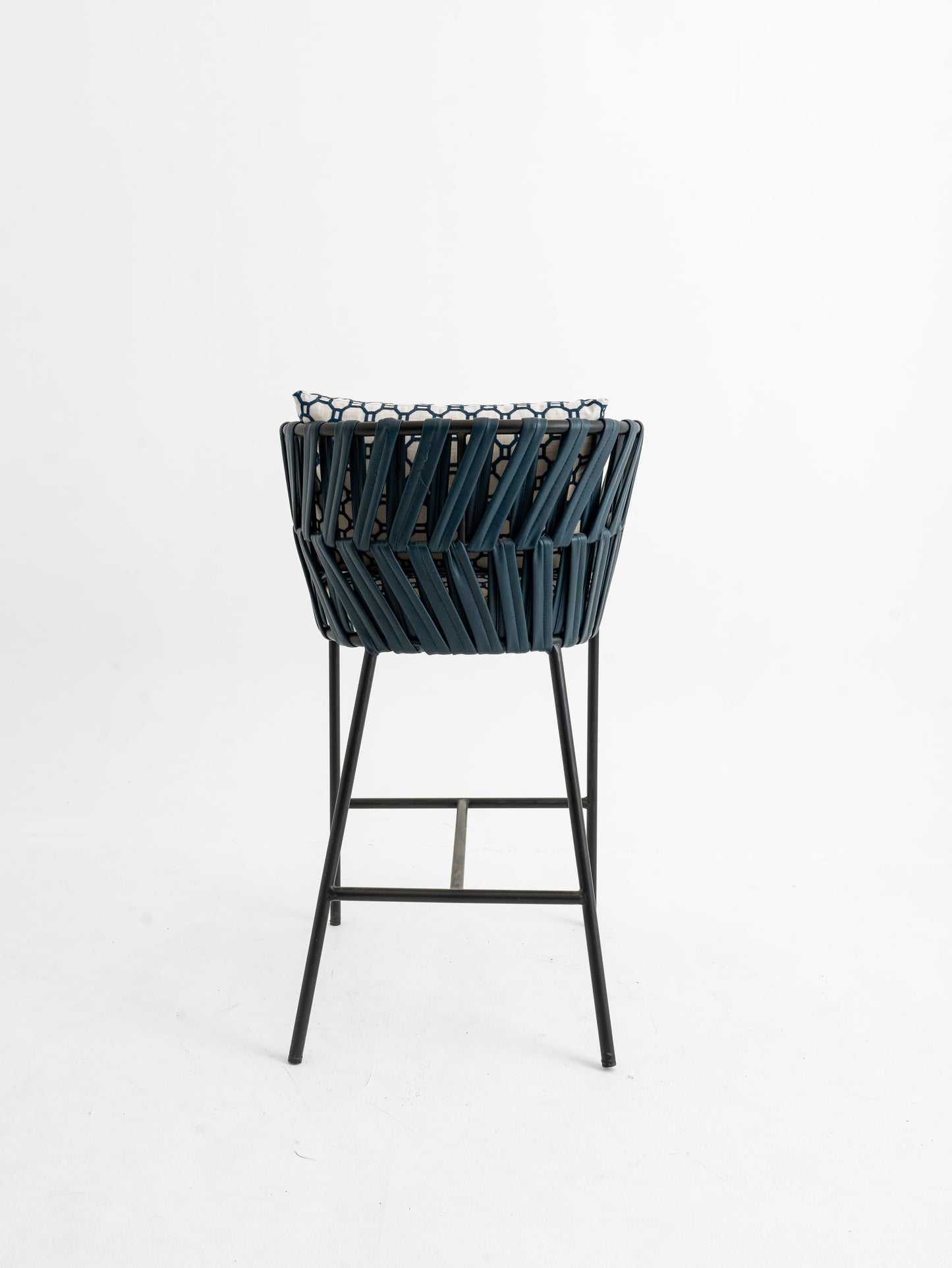Azure Harmony Bar Chair