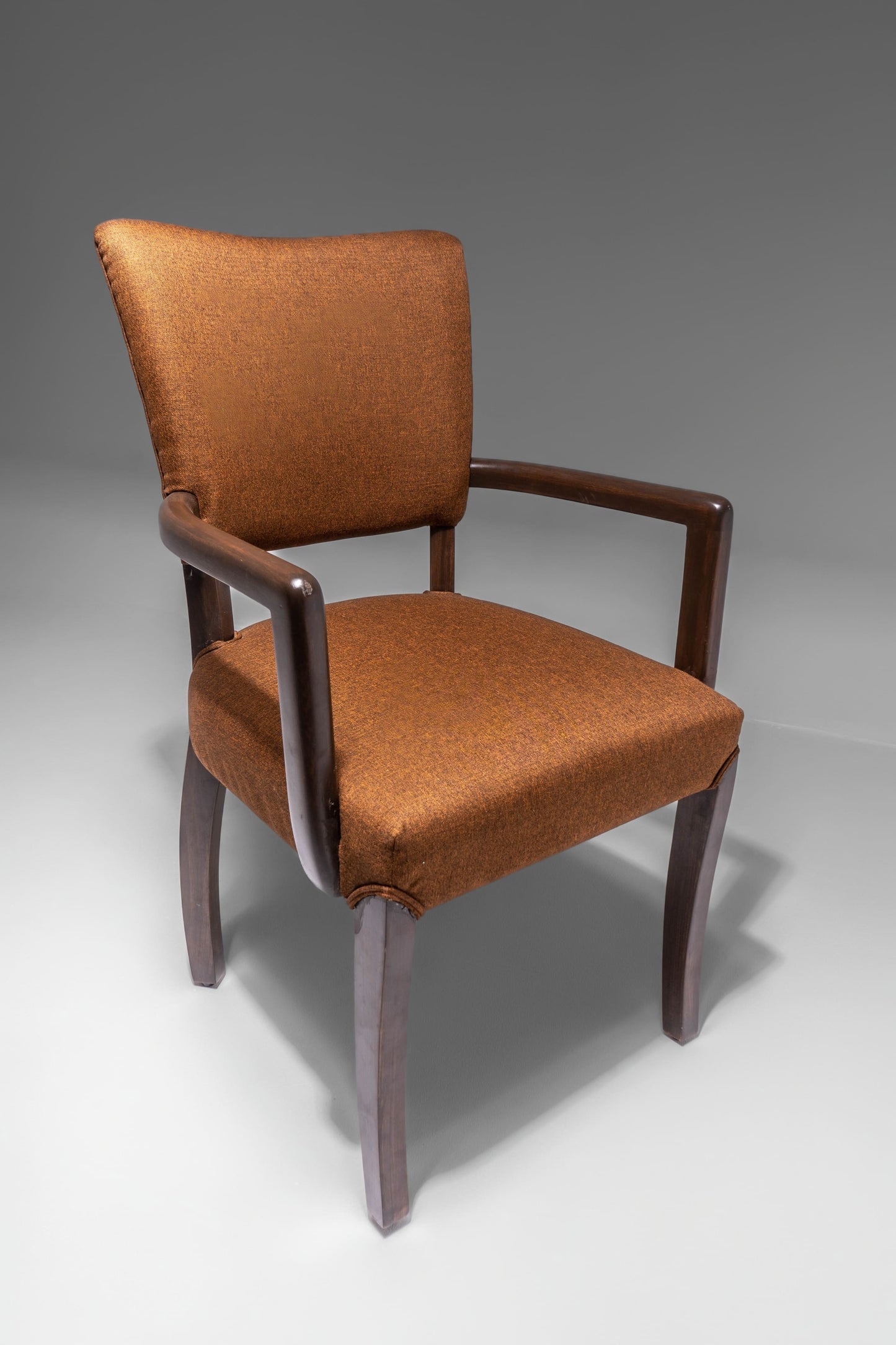 Caramel Teak Dining Chair