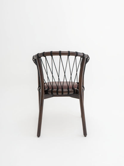 Vermillion Teak Chair